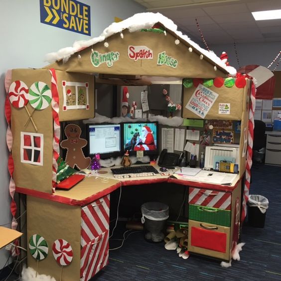 10 Fun and Festive Office Desk Christmas Decoration Ideas