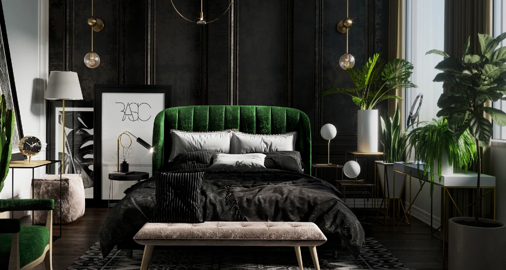 Creating a Stunning Green and Black Bedroom: A Perfect Blend of Elegance and Serenity